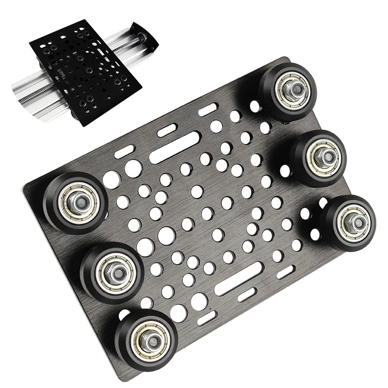V Slot Wheel - Kit de Placa de Soporte en