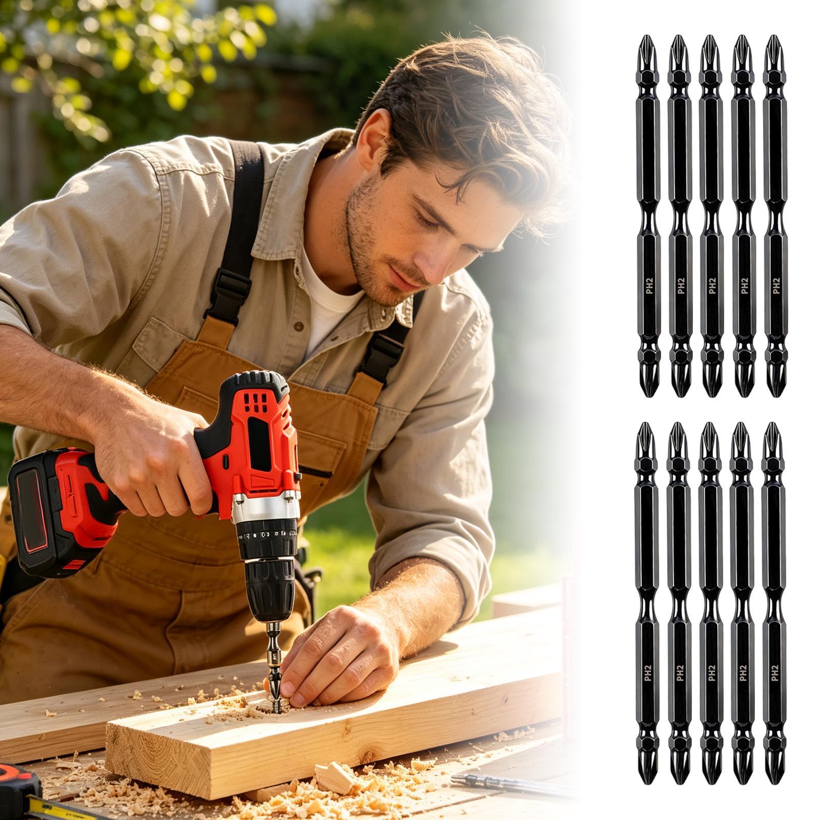 Drill Bit Set - Brocas magnéticas de doble punta, juego