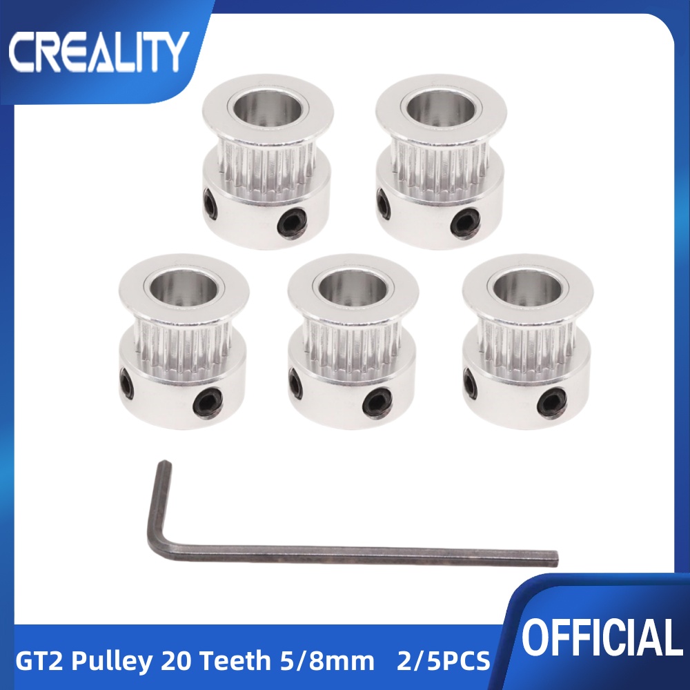Aluminium Profile 2020 - 2/5 Uds GT2 polea 20 dientes