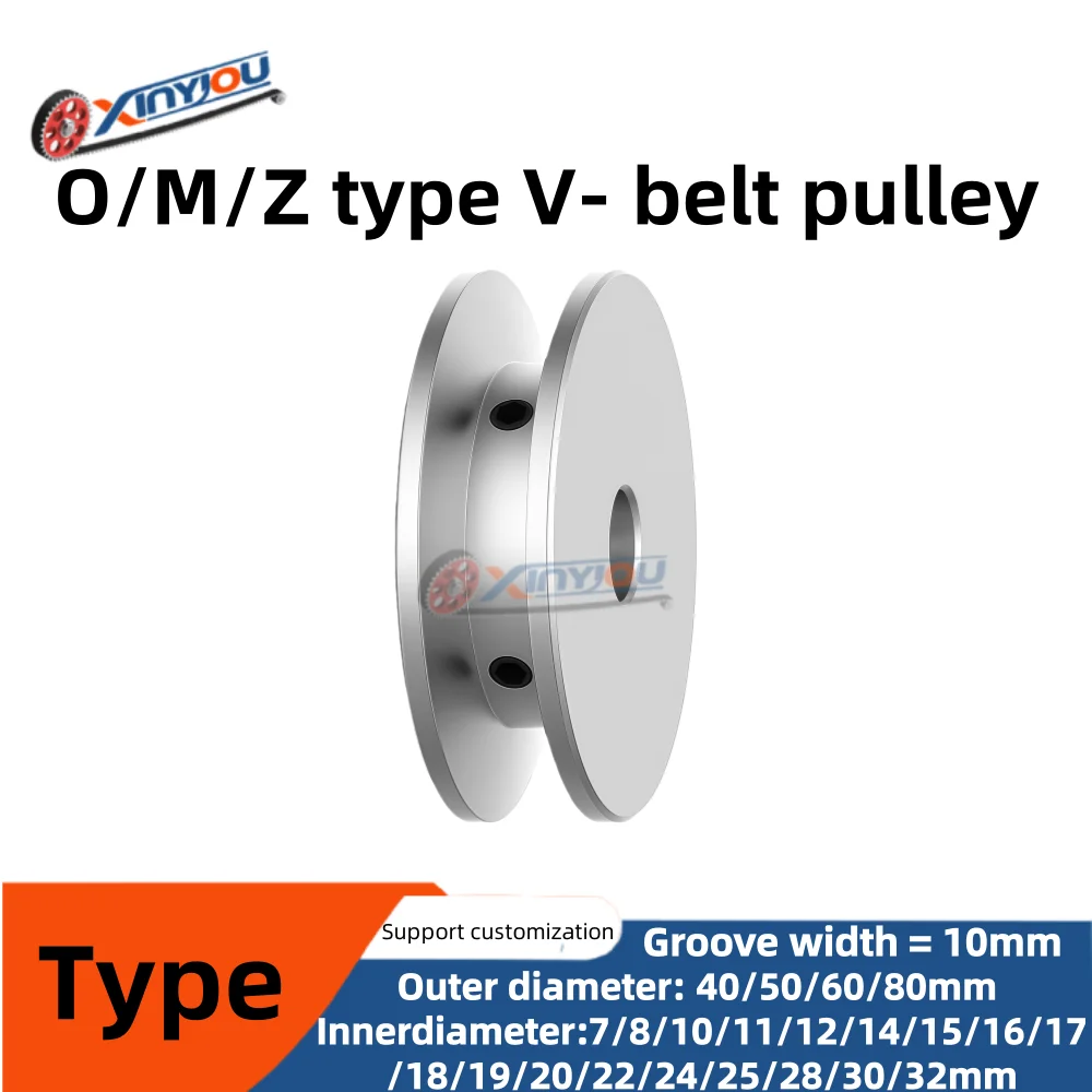 V Slot Wheel - Polea de Correa Triangular Tipo O,