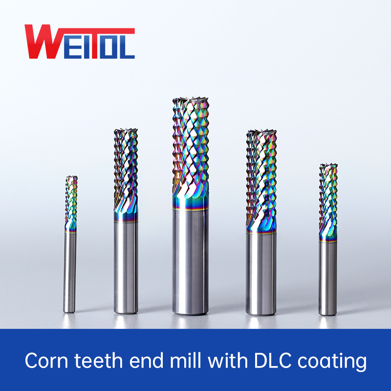 End Mill Set - WeiTol-molino de extremo de dientes de