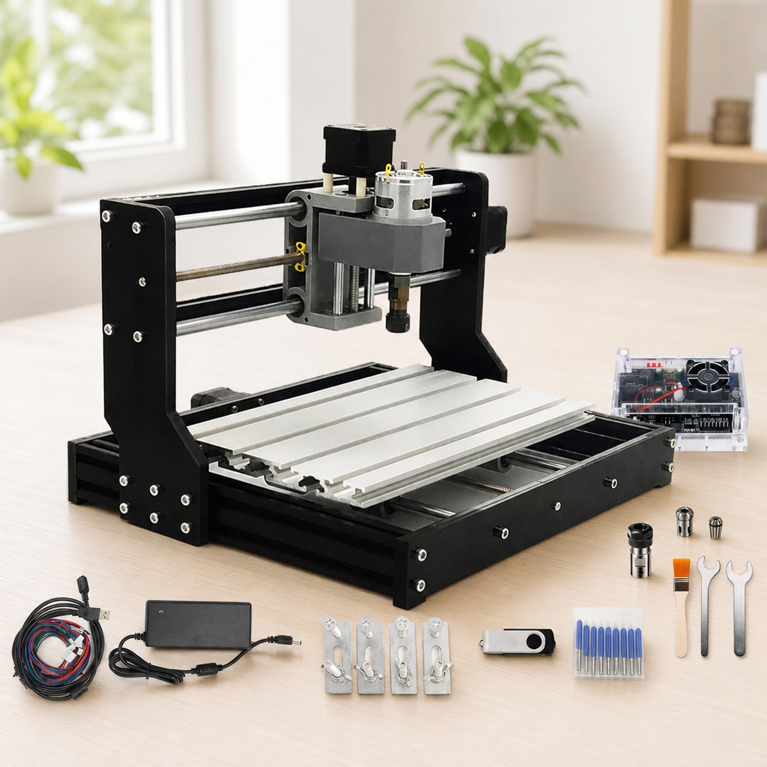 3018 Cnc - Fresadora CNC de 3 Ejes 3018-PRO,