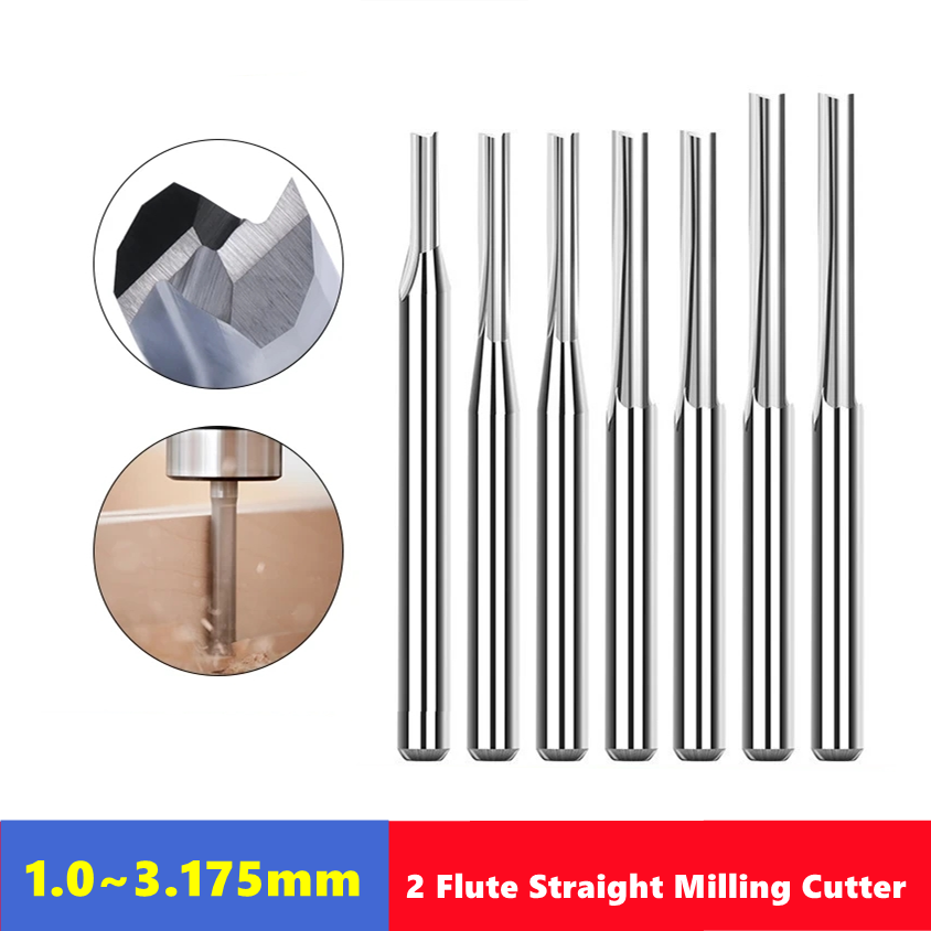 End Mill Set - 10 Uds. Fresa de extremo de