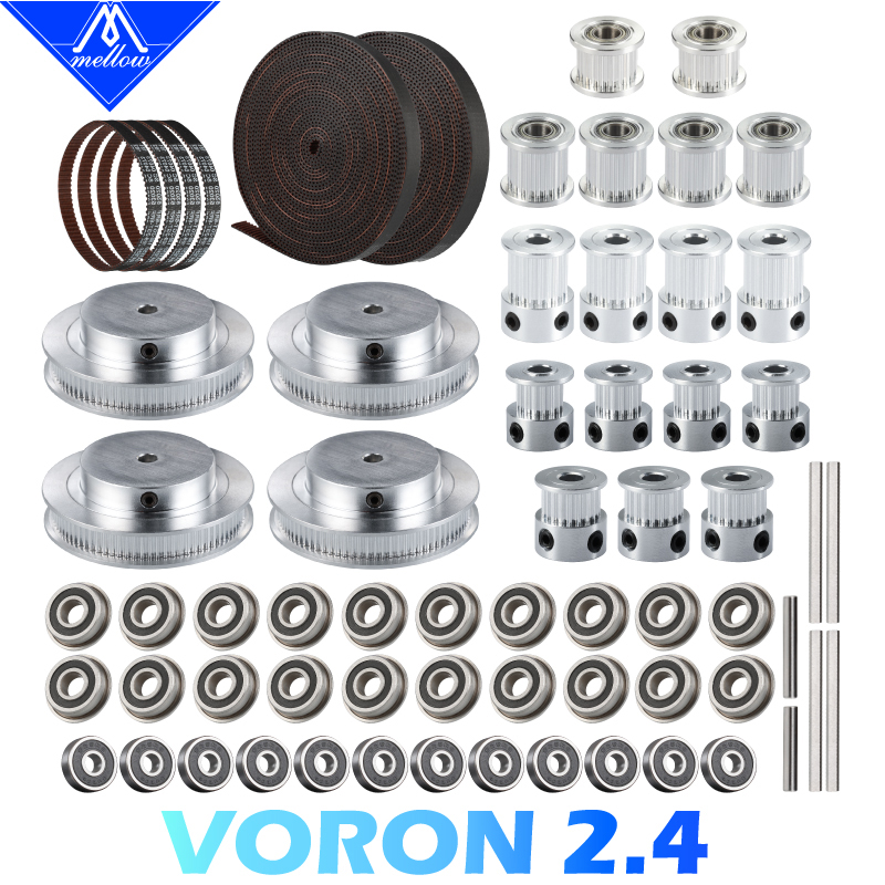 Gt2 Pulley - Mellow-impresora 3D VORON 2,4 R2, Kit