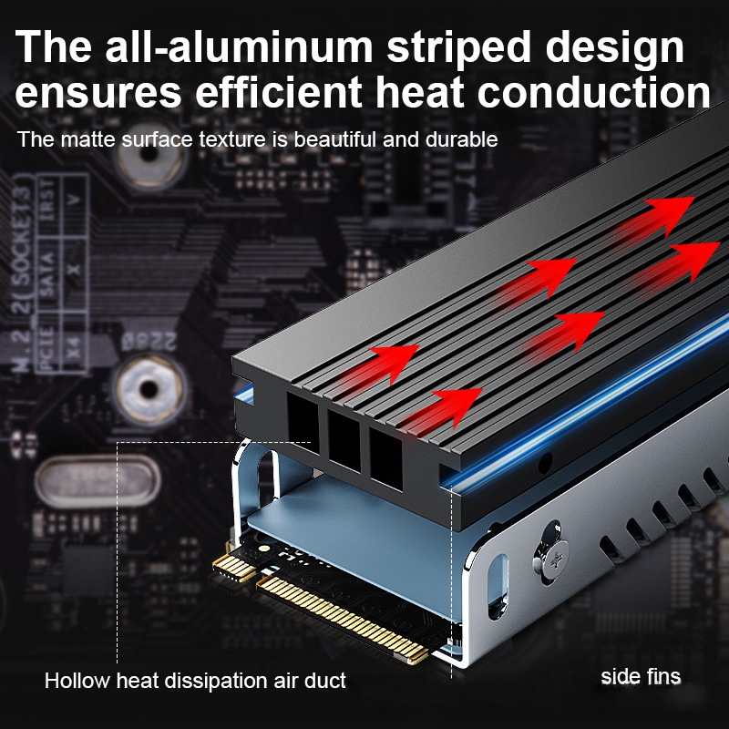 Disipador de Calor para SSD M. - Aluminium Extrusion reseña y precio