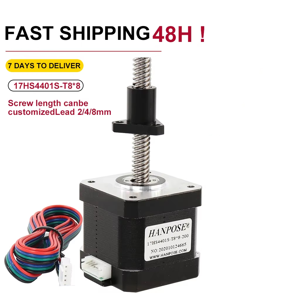 Motor paso a paso Nema17 17HS4 - Lead Screw 8Mm reseña y precio