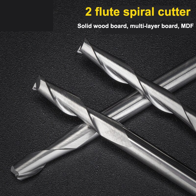 10 piezas Fresa espiral de 2 f - End Mill Set reseña y precio