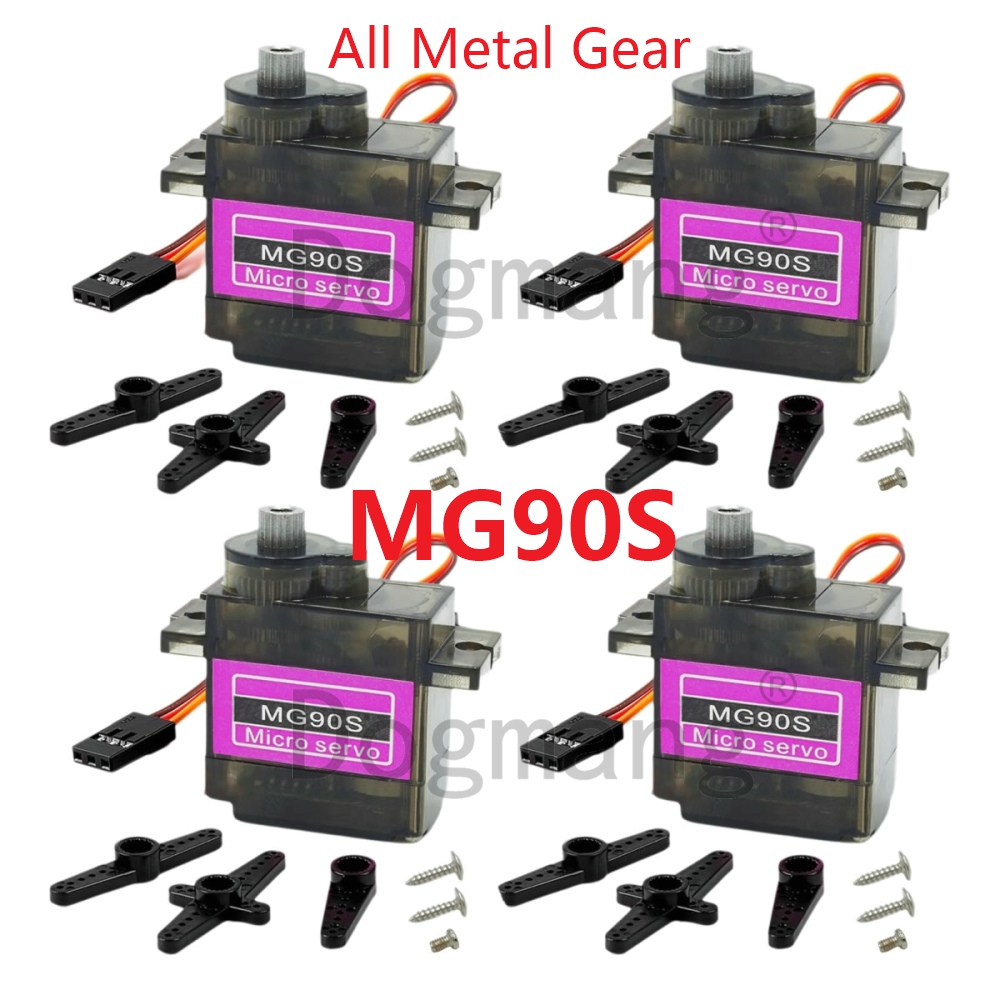 Servo MG90S, 1/2/4/10/20/50 Ud - Servo 9G reseña y precio