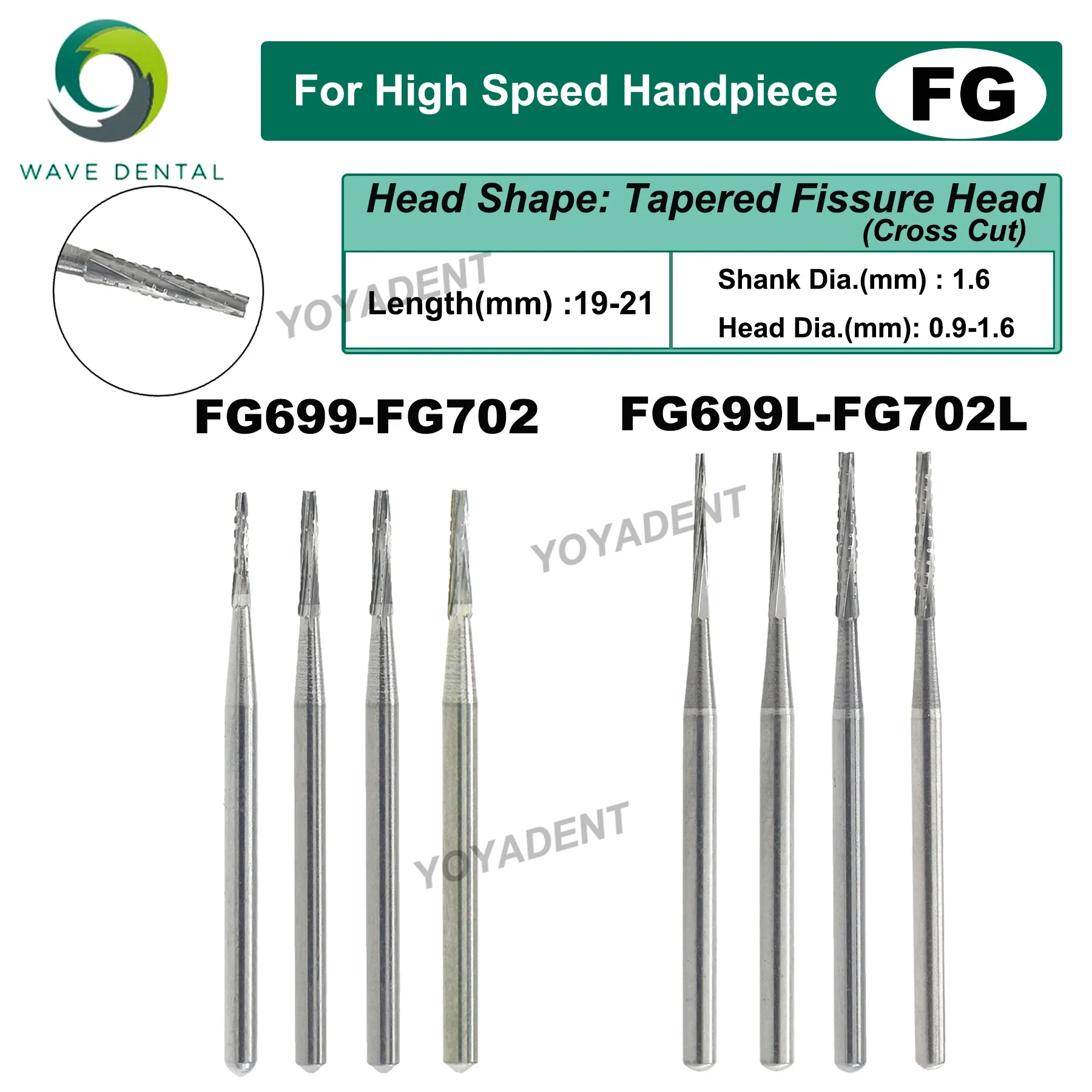 Fresas dentales PRIMA WAVE, fr - Carbide End Mill reseña y precio