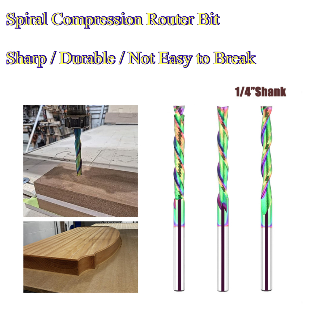 Fresa de compresión en espiral - Carbide End Mill reseña y precio